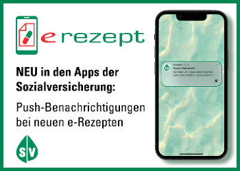 Mehr Informationen zum Thema: NEU: Push-Benachrichtigungen für e-Rezept